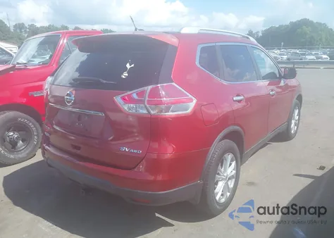 2016 Nissan Rogue Sv from USA, damaged, VIN KNMAT2MV4GP593196